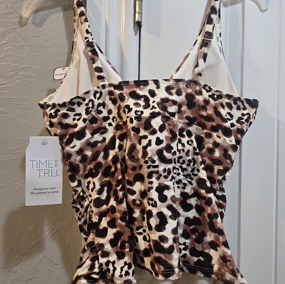 Tru And Time Swim Wear Top Nwt Small - Picture 3 of 3
